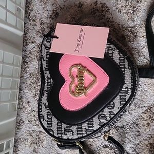 Heart shaped juicy couture bag